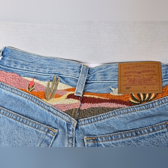 NWT W23 00 Levi's 501 Original Fit Desert Utopia - Picture 3 of 12